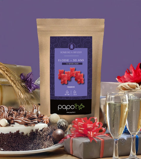 Sachets Thé Personnalisés Bonbons