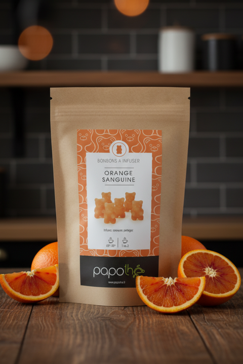 Bonbons à infuser Orange Sanguine