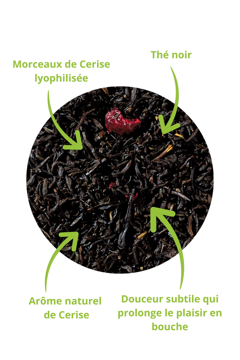 Thé Noir Cerise Sauvage (Trésor Sauvage)