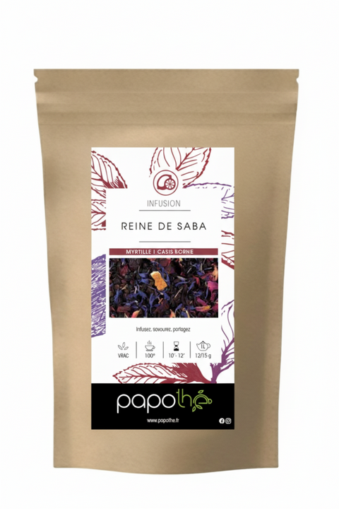 Infusion Myrtille Cassis Sureau (Reine de Saba)