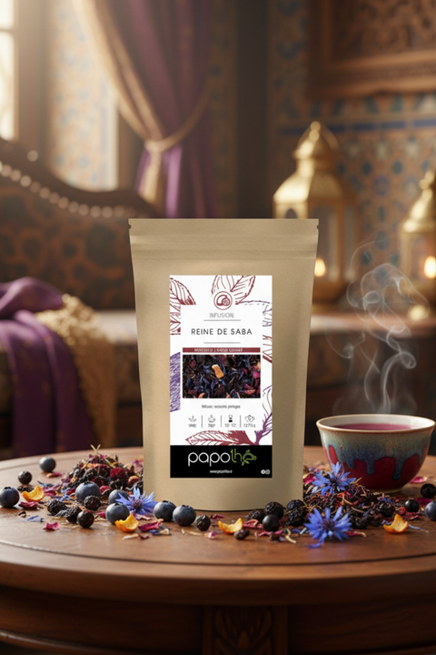 Infusion Myrtille Cassis Sureau (Reine de Saba)