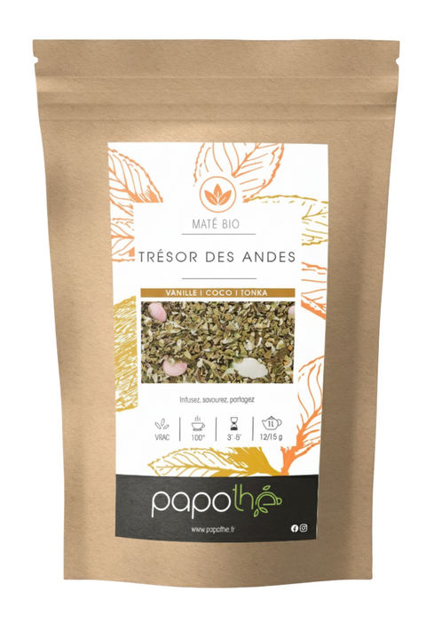 Maté Bio Vanille Coco Tonka (Trésor des Andes)