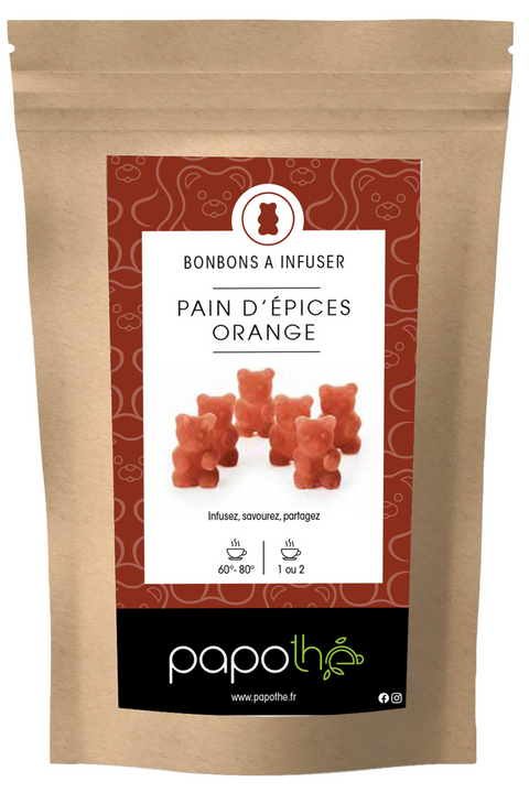 Bonbons à infuser Pain d'épice Orange