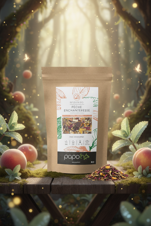 Infusion Pêche Menthe Bio (Pêche Enchanteresse)