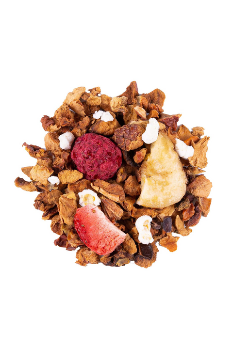 Rooibos Fraise, Vanille, Popcorn (Lilicorn)