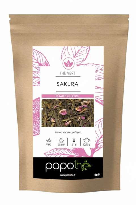 Thé Vert Pétales de Rose (Sakura)