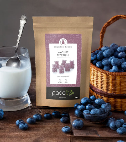 Bonbons à infuser Yaourt Myrtille