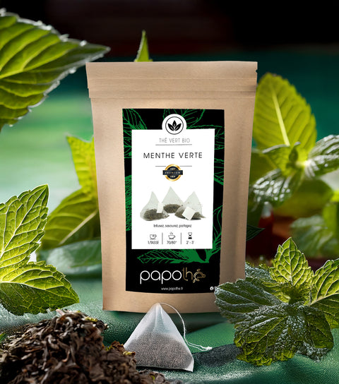 Thé Vert Bio Menthe Verte (Pyramide)