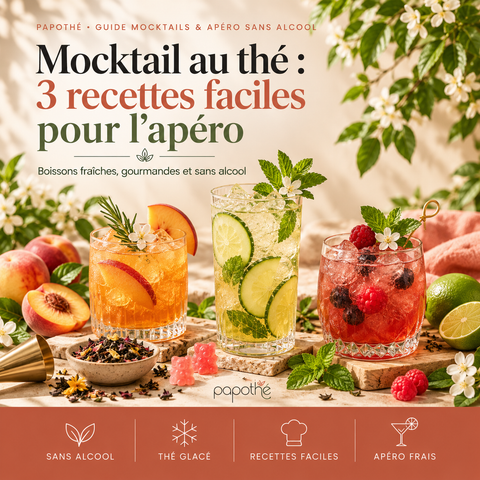 Cocktails au thé : accords, techniques et recettes