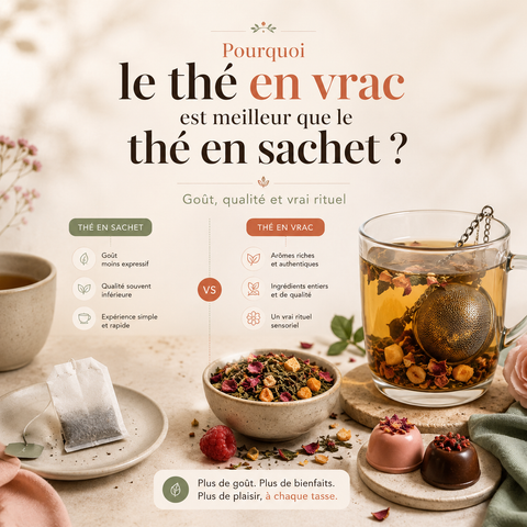 Le thé en vrac est-il vraiment meilleur que le thé en sachet ?