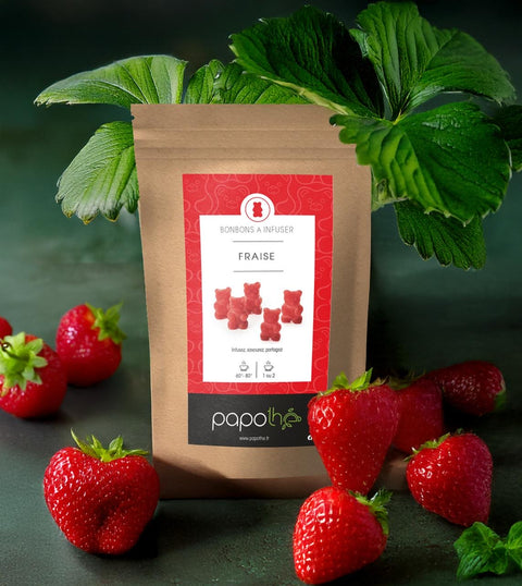Bonbons à infuser Fraise