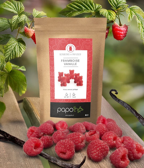 Bonbons à infuser Framboise Vanille