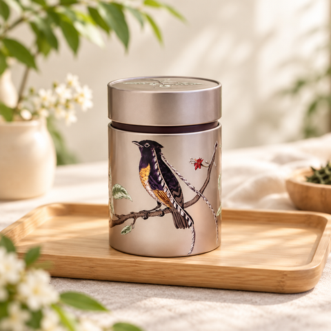 Boîte à Thé Birds 150g – Double Couvercle
