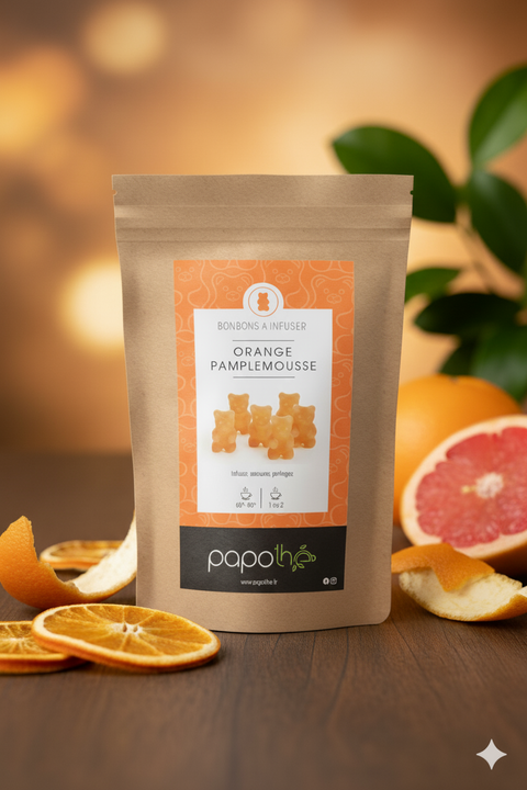 Bonbons à infuser Orange Pamplemousse