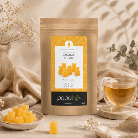 Bonbons à infuser Ananas Coco Papothé