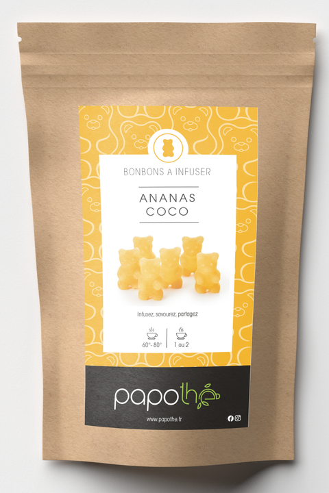 Bonbons à infuser Ananas Coco