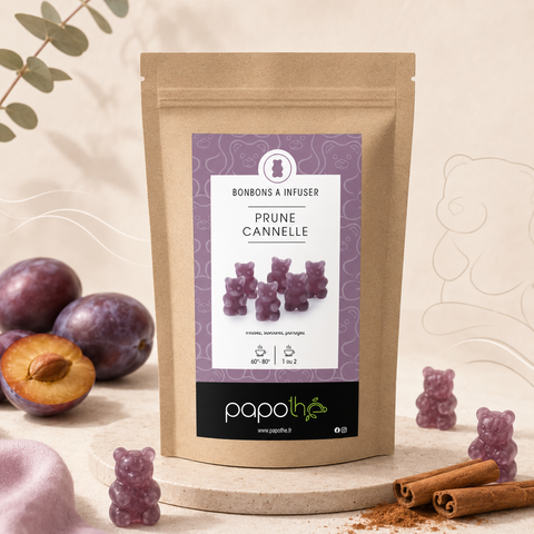 Bonbons à infuser Prune Cannelle