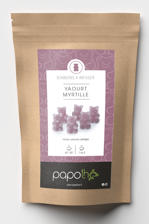 Bonbons à infuser Yaourt Myrtille