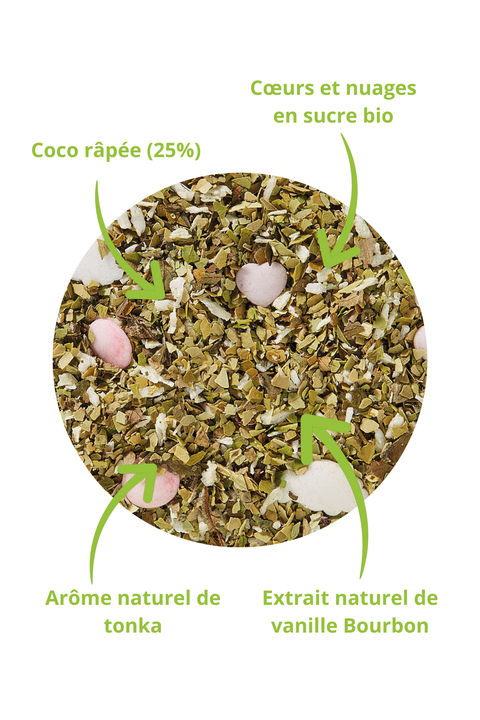 Composition Maté Bio Vanille Coco Tonka (Trésor des Andes)