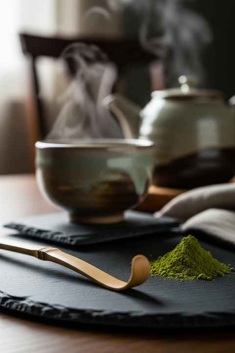 Cuillère à Matcha Bambou