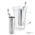 Filtre à thé manche en U inox – Infuseur pratique pour thé en vrac