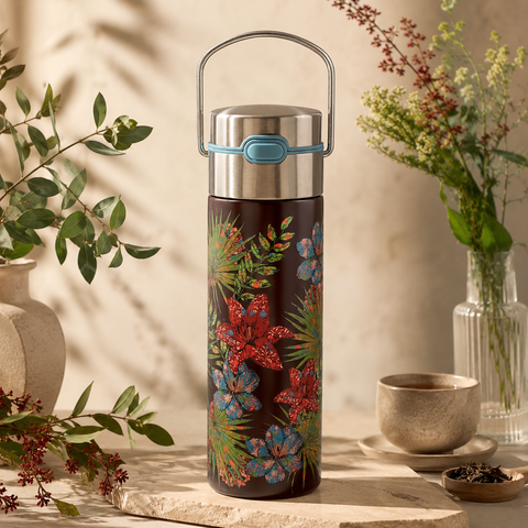 Thermos Tee-Ei 500 ml | Rustikale Blume
