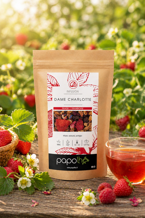 Infusion Fraise Framboise Premium (Dame Charlotte)