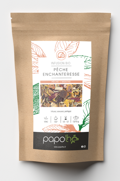 Infusion Pêche Menthe Bio (Pêche Enchanteresse)