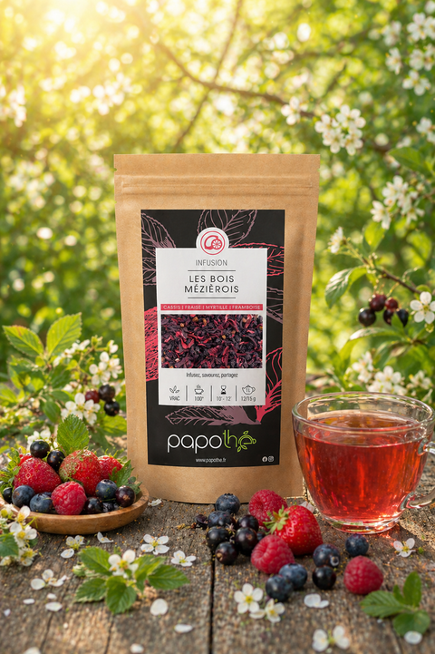 Infusion Cassis Fraise Myrtille Framboise (Le Bois Mézièrois)