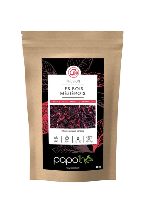 Infusion Cassis Fraise Myrtille Framboise (Le Bois Mézièrois)