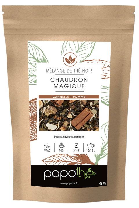 Thé Noir Pomme Cannelle (Chaudron Magique)