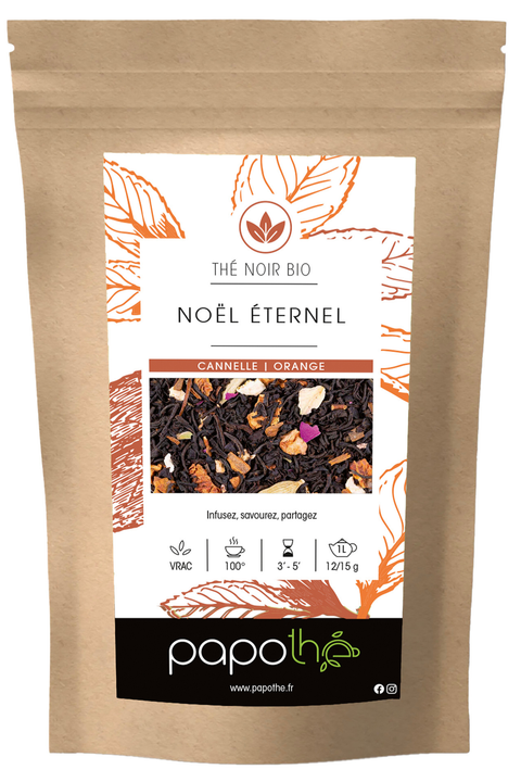 Thé Noir Bio Orange Cannelle (Noël Éternel)