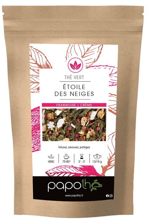 Thé Vert Framboise Crème (Étoile Des Neiges)