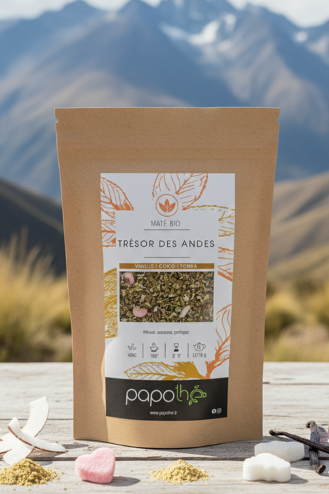 Maté Bio Vanille Coco Tonka (Trésor des Andes)