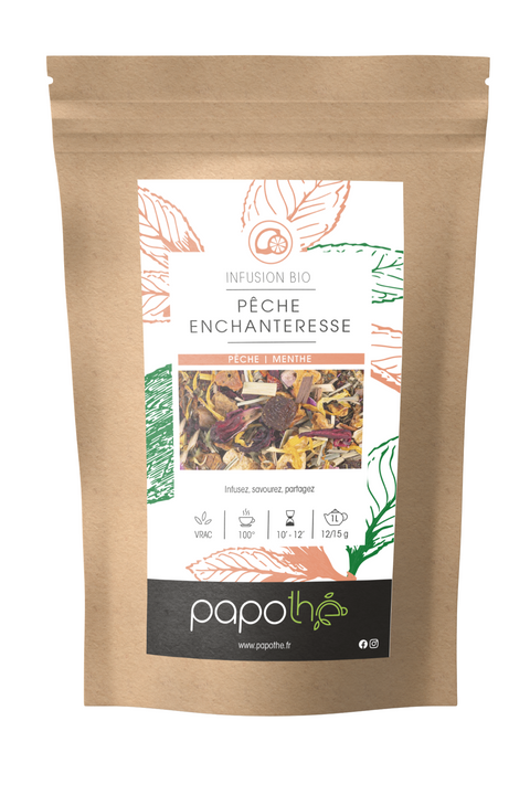 Infusion Pêche Menthe Bio (Pêche Enchanteresse)
