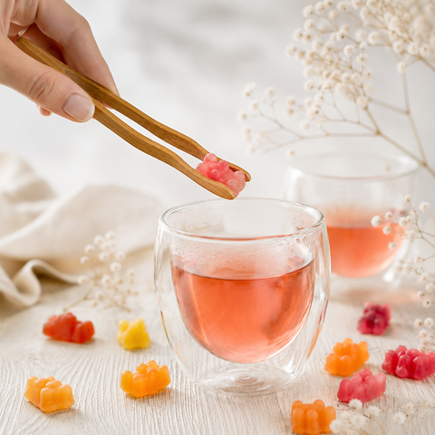 Cranberry-Vanille-Aufguss-Bonbons