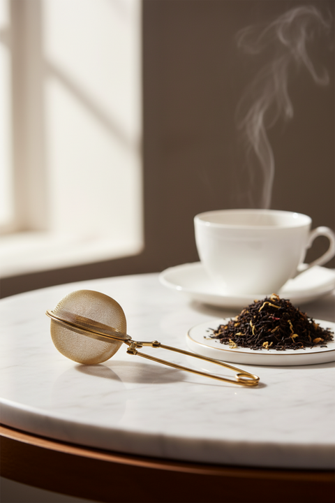 Pince infuseur à thé Or Ø 6,5 | Boule
