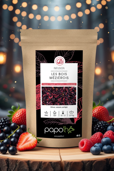 Infusion Cassis Fraise Myrtille Framboise (Le Bois Mézièrois)