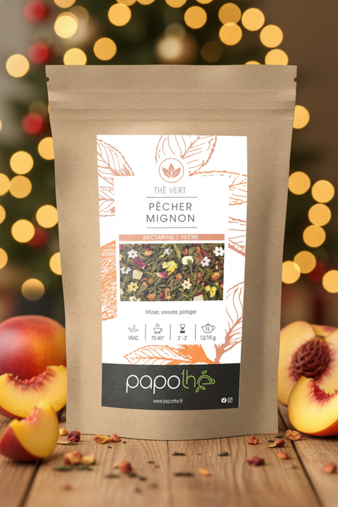 Thé Vert Nectarine/Pêche (Pêcher Mignon)