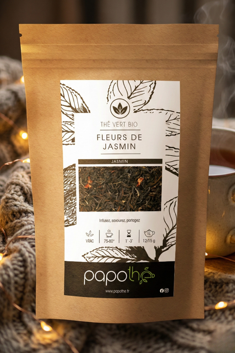 Thé Vert Jasmin Bio (Fleurs de Jasmin)