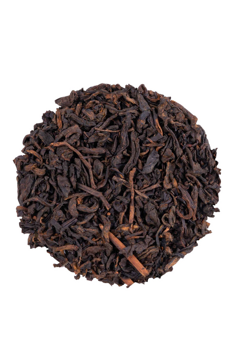 Pu Erh Vanille Cerise (Nuit Précieuse) – Un thé Pu Erh aux notes profondes et boisées, enrichi par l’acidité délicate de la cerise et la douceur crémeuse de la vanille. Une infusion gourmande et raffinée, idéale pour un moment de détente et de plaisir gustatif. Parfait pour une dégustation chaude réconfortante.