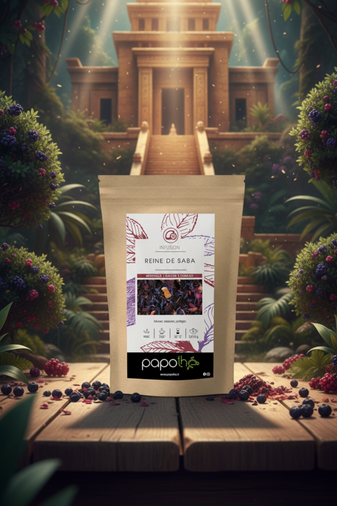 Infusion Myrtille Cassis Sureau (Reine de Saba)