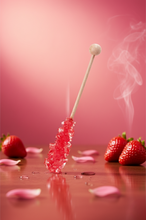 Bâton de Sucre Candi Fraise