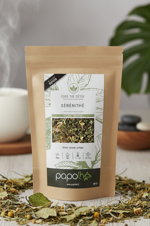 Thé Détox Bio Tilleul Verveine Menthe (Sérénithé)