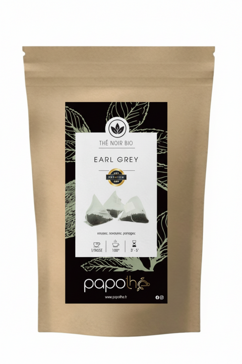 Thé Noir Bio Earl Grey (Pyramides)