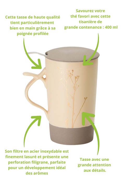 Tisanière céramique Nava | 400ml