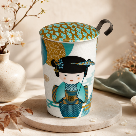 Tisanière TEAEVE New Little Geisha 350 ml avec filtre et couvercle