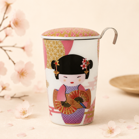 Tisanière TEAEVE New Little Geisha 350 ml avec filtre et couvercle