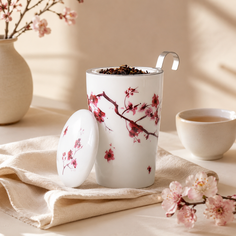 Mug Double Paroi Cherry Blossom