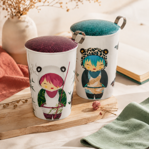 Tisanière Teaeve Little Animals 350 ml – Mug Infuseur avec Filtre Inox